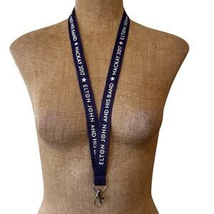 Elton John Once In A Lifetime Concert Tour 2017 Mackay Australia Lanyard RARE